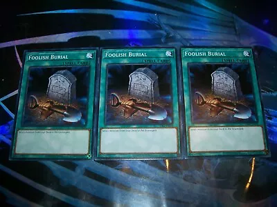 3x Foolish Burial Unlimited Edition Common LDK2-ENJ29 Yu-Gi-Oh! • $1.65