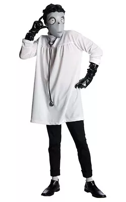 Licensed Adult Mens Disney Victor Frankenstein Fancy Dress Frankenweenie Costume • £27.27
