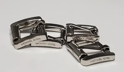 Michael Kors Silver Tone Hardware Replacement 2 MK Logo Accessory 4 Buckle • $25