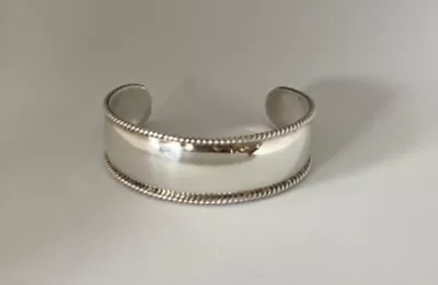 Sterling Silver Cuff Bracelet Ts-102 Mexico 925 • $39.99