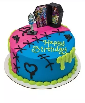 MONSTER HIGH  Cool Ghouls  Cake Topper Set. Frankie Stein And Coffin. RETIRED.  • $15