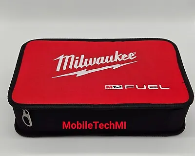 NEW Milwaukee FUEL Logo 14” M12 Zipper Contractor Soft Case Tote Empty Tool Bag • $22.98