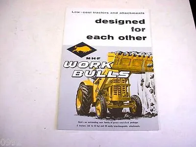 Massey Harris Ferguson Work Bulls Tractors Sales Brochure • $25
