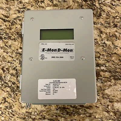 E-mon D-mon Class 3000 Load Profiling KWH/KW METER AS IS FOR PARTS UNTESTED • $142.46