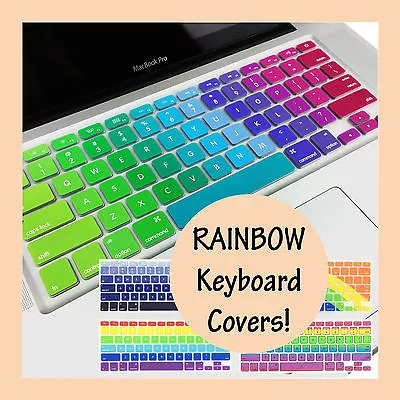 Rainbow Keyboard Silicone Cover Protector For Apple Macbook Air Pro 13 15 Retina • $5.99