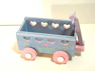  Midwest Importers Decorative Wood Wagon With Hearts • $15