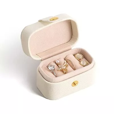 CASEGRACE Small Jewelry Ring Box Mini Travel Jewelry Case Portable Ring • $16.99