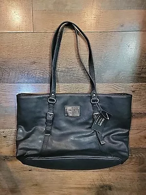 Black Nicole Miller Designer Purse Hand Bag TOTE Large NEW  • $24.70