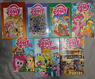 7 My Little Pony IDW COMIC BOOKS Adventures In Friendship Is Magic • $39.99