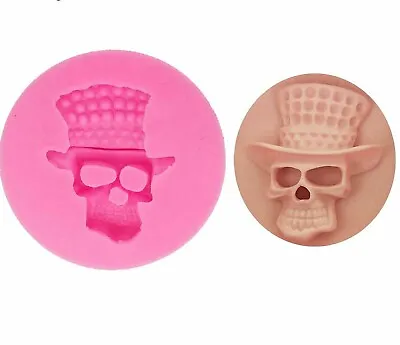 Skull Silicone Mold Epoxy Resin Skulls Necklace Pendant Jewelry Diy Making Mould • $10.21