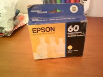 GENUINE Epson 60 Yellow Ink Cartridge Stylus C68 C88 CX3800 CX3810 CX4200  • $7