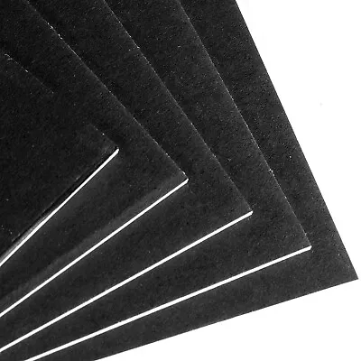 Graduate Grey Core A4 Mountboard Pack 12 X Black Smooth Surface • £9.99