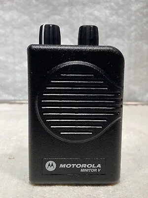 MOTOROLA MINITOR V (5) HIGH BAND PAGER 151-158 MHz  2-CH NON-SV NEW BATTERY • $94