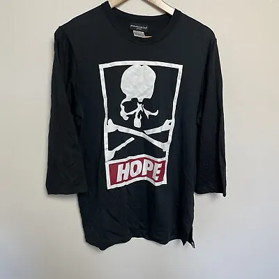 Mastermind Japan Shirt Men's Large Black Hope Pray Graphic Logo Tee • $91.34