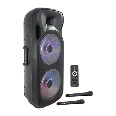 Ibiza Sound Portable Sound System 2x 15ÍÍ 1000W USB BLUETOOTH 2x UHF MIC • £339