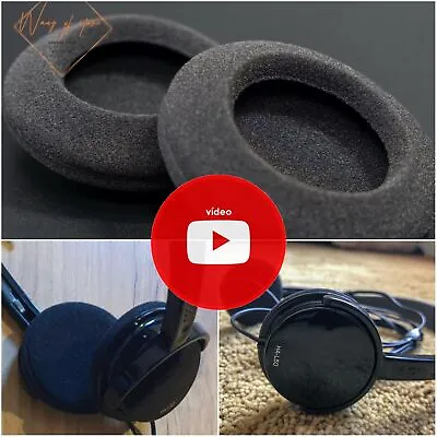 5 Pairs Foam Replacement Ear Pads Cushion Earpads For Jvc Ha-L50 Ha L50 Earphone • £9.19