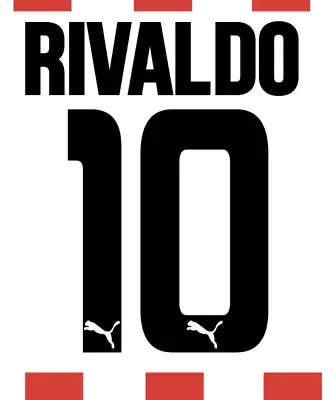 Olympiakos Rivaldo Nameset Shirt Soccer Number Letter Heat Print Football Greece • £12