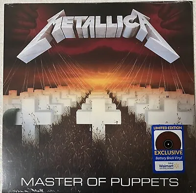 Metallica Master Of Puppets Lp Battery Brick Vinyl Walmart Exclusive • $29.99