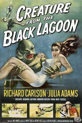 Creature From The Black Lagoon Vintage Movie Poster • $8.99