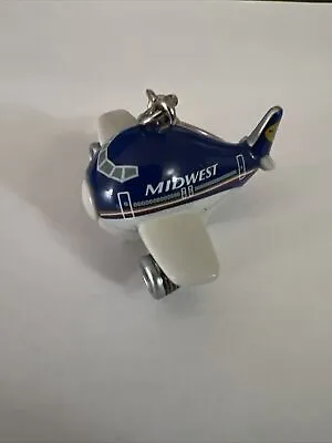 Midwest Airlines Airplane Keychain Used • $7.99