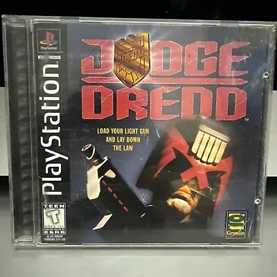 Judge Dredd (Sony PlayStation 1 1998) PS1 CIB Complete W/ Reg Card MINTY DISC • $40.50