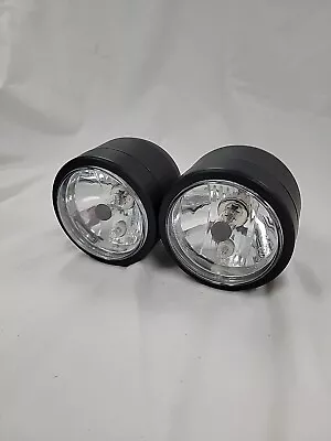 Motorcycle Twin Headlight Dual Light For Harley Suzuki Yamaha Honda Old School • $29.99