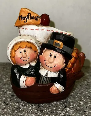 Thanksgiving Mayflower Figurine Midwest Of Cannon Falls Pilgrim Eddie Walker • $12.99