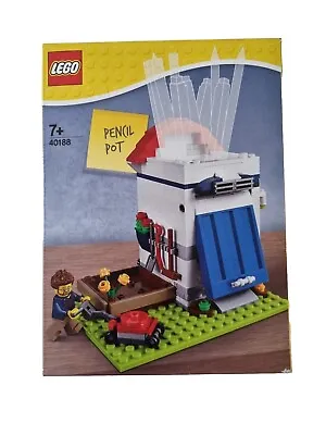 Lego Pencil Pot 40188 Lego New Sealed RETIRED 2018 • $34.99