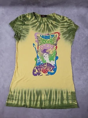 Women's T Party Tie Dye Top Living The Rock N Roll Dream Shirt Medium • $4.50