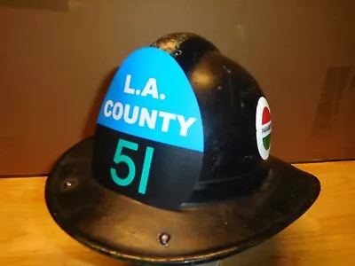 EMERGENCY LA County Squad 51 Fire Helmet-Johnny Gage • $99.99