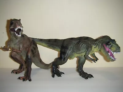 Tyrannosaurus T-REX Collectible Figure Statues LOT OF 2 • $31.49