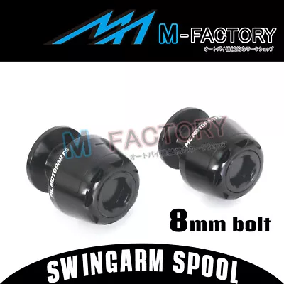 MSHINE Black Swingarm Spools Bobbins For Indian FTR1200 / S 19-23 22 21 20 • $34.72