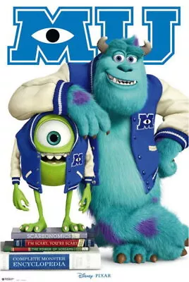 91492 MONSTERS UNIVERSITY PIXAR MOVIE Wall Print Poster CA • $28.21