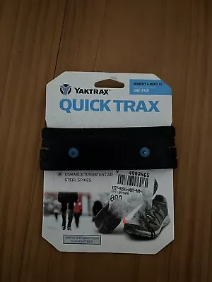 Yaktrax Quick Trax Steel Shoe Spikes Size 6-12 US • $4.99