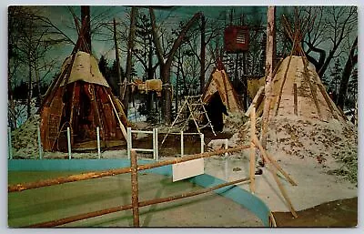 Native Americana~Onamia Minnesota~Mille Lacs Indian Trading Post Museum~Postcard • $3.70
