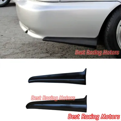 For 1999-2000 Honda Civic 2/4dr Mu-gen Style Rear Bumper Aprons (Urethane) • $37.99