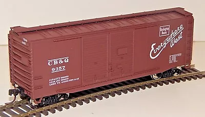 Accurail HO #93614 Chicago Burlington & Quincy 40' AAR Boxcar RTR NEW #9357 • $24.60