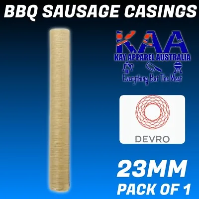 $7 • Buy DEVRO Pack Of 1 Thin Collagen Sausage Casings 23mm  Butcher/Home Butchers/Hunter