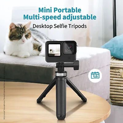 $17.19 • Buy TELESIN Table-top Mini Tripod Handheld Selfie Stick For GoPro Hero 10 9 8