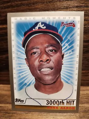 2000 Topps Hank Aaron Baseball Cards #237 Magic Moments 3000th Hit Baseball  • $1.99