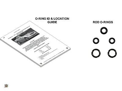 96-04 Mercedes SLK 230 Komp Convertible Hydraulic Cylinder Repair Seals R170 • $10.50