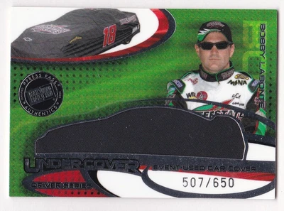 $2.20 • Buy BOBBY LABONTE Car Cover Relic Card | 2005 Press Pass Under Cover Racing 507/650