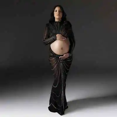 2024 Pregnant Women's Clothing Photography Elastic Maternity Clothing • $61.83
