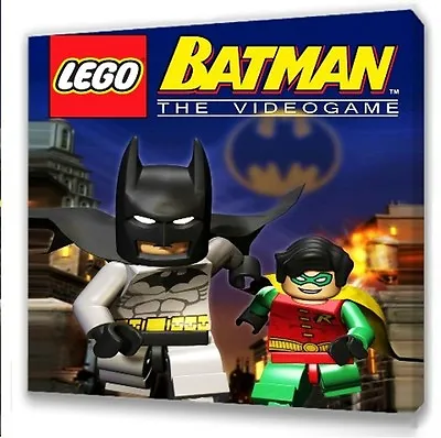 £7.49 • Buy Lego Batman II  Canvas 10 X10   Framed Picture