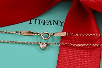 Tiffany & Co. Elsa Peretti Rose Gold Diamonds By The Yard 16  Necklace • $750