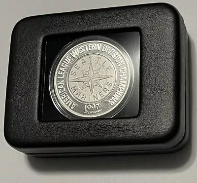 Seattle Mariners Western Champions Coin 1 Troy Oz .999 Fine Silver Round Medal • $65