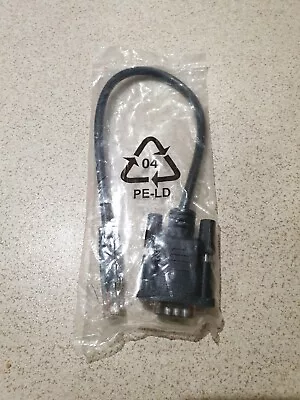 £9.95 • Buy NEW RS232 DB9 9 Way MALE Connector Cable To RJ45 Ethernet Connector P&P INCL