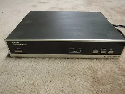 Vintage Curtis Mathes KG200 Television TV Stereo Adapter 1987 • $10