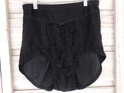 VTG  Women's High-Waisted Shaper Panty Panties Black Size 12 • $12