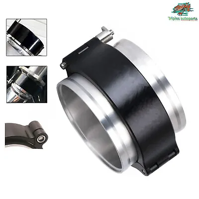 $25.97 • Buy 3.5'' 90mm For Intake Intercooler Pipes Quick Release HD V-Band Clamp Aluminum